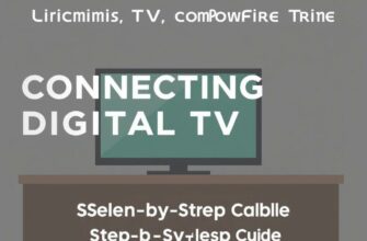 Подключение цифрового ТВ через кабель: пошаговое руководство