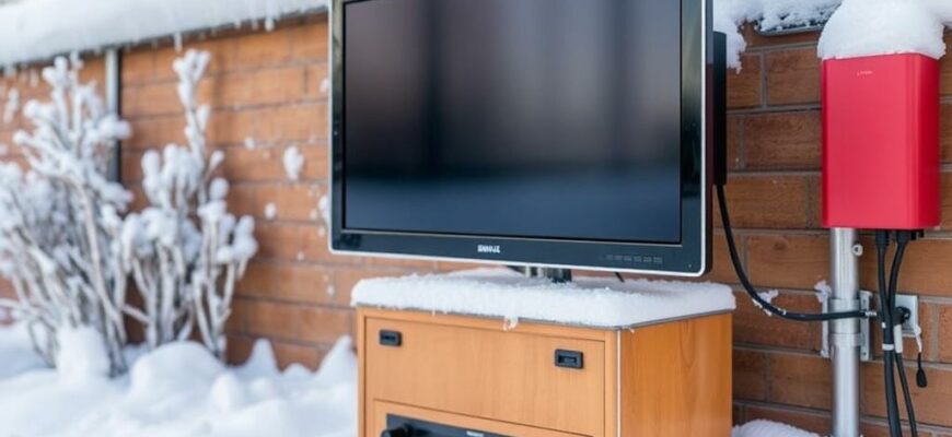 Цифровое ТВ зимой: защита оборудования от влаги и мороза