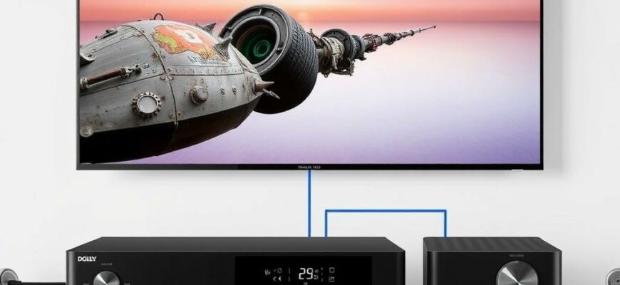 Как подключить приставку к аудиосистеме с HDMI eARC и Dolby Vision