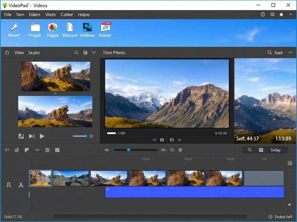 VideoPad Video Editor: понятный монтаж для тех, кто хочет работать быстрее и без хлопот