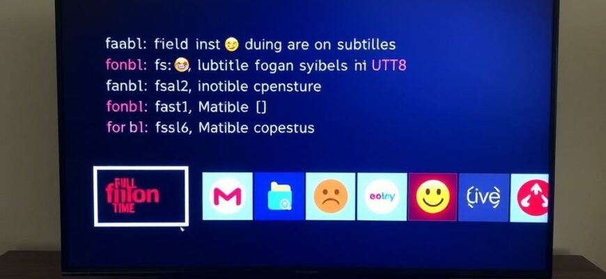 Как проверить поддержку форматов субтитров с кодировкой UTF‑8 и спецсимволами (эмодзи, диакритические знаки) на ТВ‑приставке
