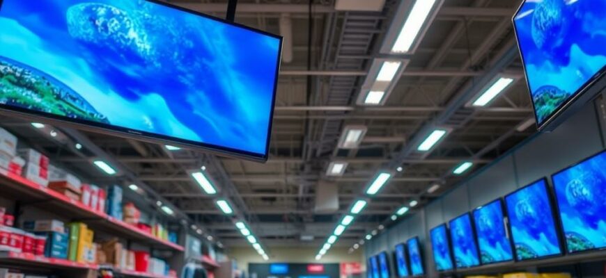 ТВ‑оборудование для магазина: яркость, угол обзора и защита от вандализма — как выбрать правильно