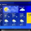 Как настроить вывод информации о погоде в разных городах с привязкой к часовым поясам, скорости ветра и УФ‑индексу поверх ТВ‑экрана