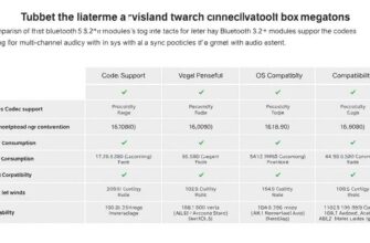 Сравнение разных моделей ТВ‑приставок по поддержке внешних модулей Bluetooth 5.2+ для передачи многоканального звука без задержек и синхронизации с акустическими системами: дальность действия, поддержка кодеков, энергопотребление, совместимость с ОС и влияние на стабильность соединения при высокой нагрузке сети
