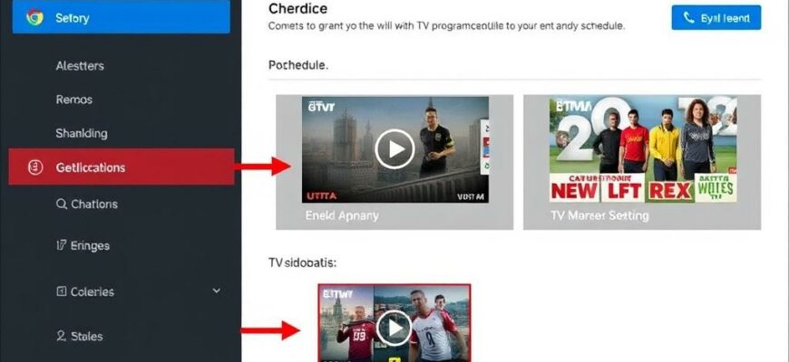Как настроить вывод информации о расписании телепередач с привязкой к геолокации пользователя