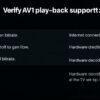 Как проверить поддержку воспроизведения контента в формате AV1 с учётом битрейта, скорости интернет‑канала и аппаратного декодирования на уровне чипа ТВ‑приставки