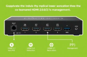 Как устранить периодическое пропадание картинки при использовании HDMI‑переключателя с несколькими входами за счёт выбора устройства с поддержкой HDMI 2.0/2.1 и EDID‑управления