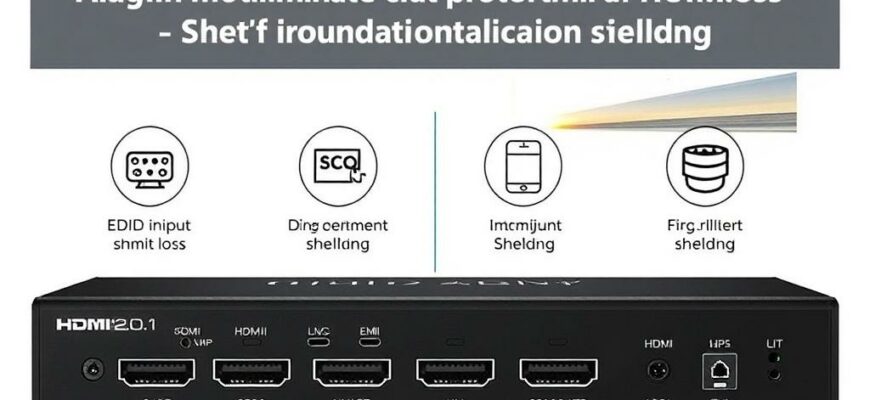 Как устранить периодическое пропадание картинки при использовании HDMI‑переключателя с несколькими входами за счёт выбора устройства с поддержкой HDMI 2.0/2.1, EDID‑управления, HDCP и качественного экранирования