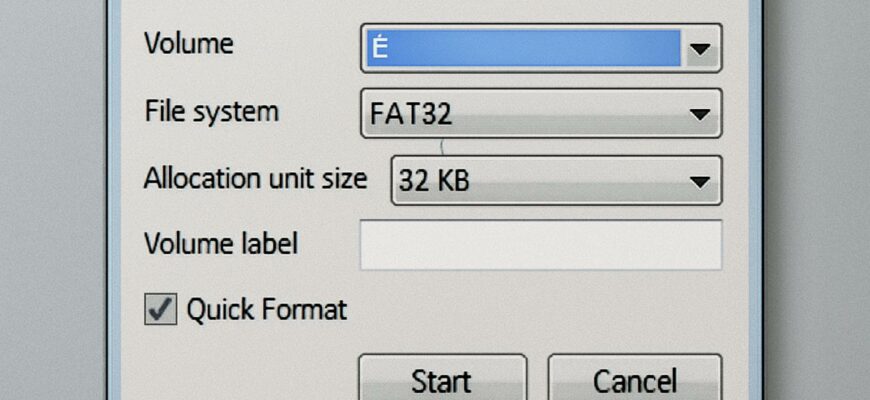 GUIFormat: как быстро и без нервов сделать FAT32 на больших носителях